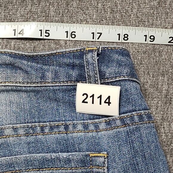 Ashley Stewart Womens Jeans 16 Slim Straight‎ Skinny Light Wash Denim Pants - Picture 9 of 9